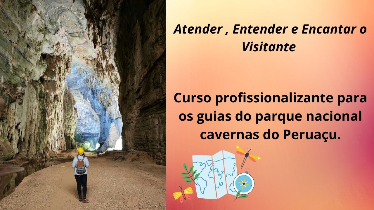 Curso profissionalizante para os guias do parque nacional cavernas do Peruaçu