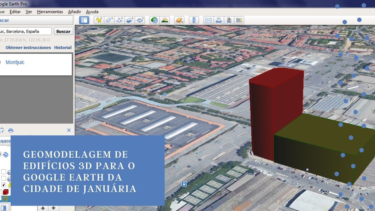 Geomodelagem de edifícios 3D para o google earth  da cidade de Januária
